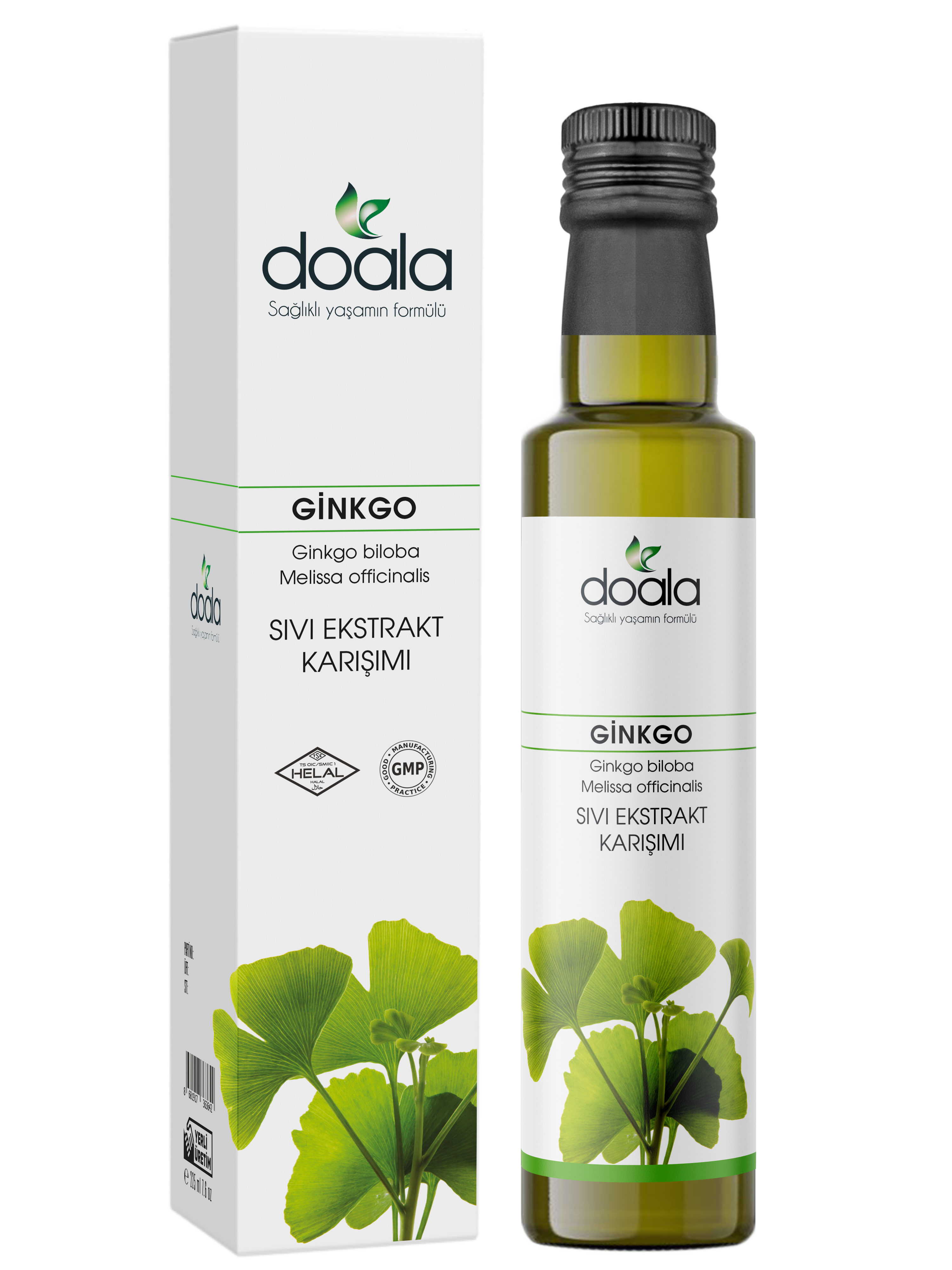 Doala Ginkgo Biloba Sıvı Ekstrakt Karışımı 225ml 6 Adet