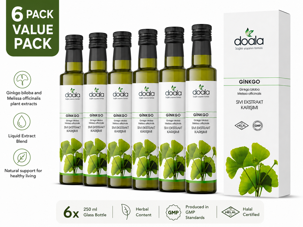 Doala Ginkgo Biloba Sıvı Ekstrakt Karışımı 225ml 6 Adet