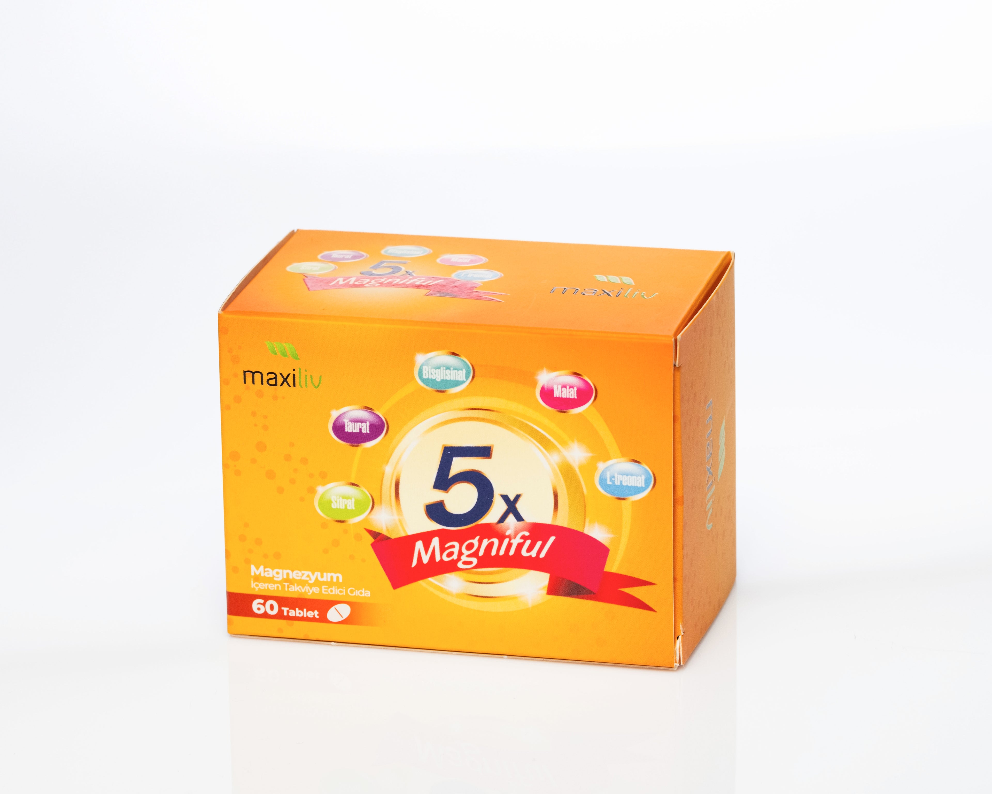 Maxiliv Magniful 5'li Magnezyum | 20'li Paket